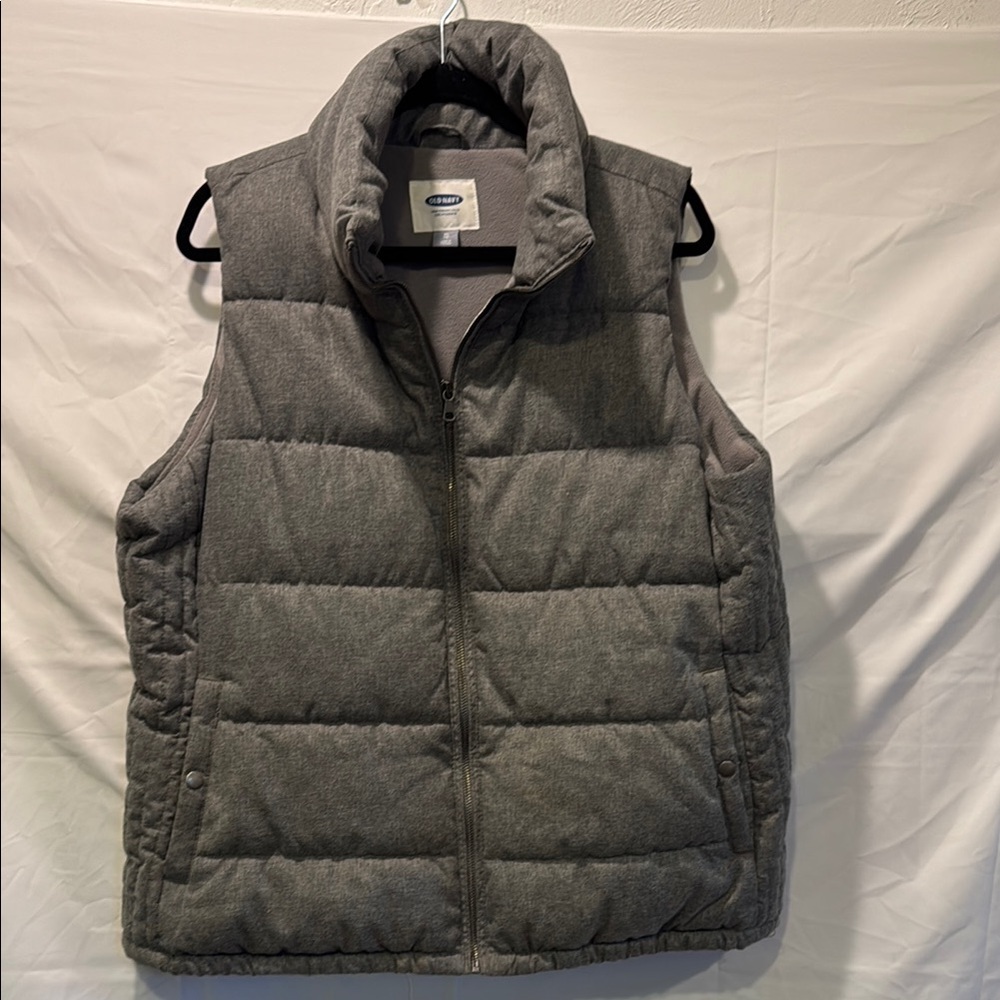 Gray Quilted Women's Vest